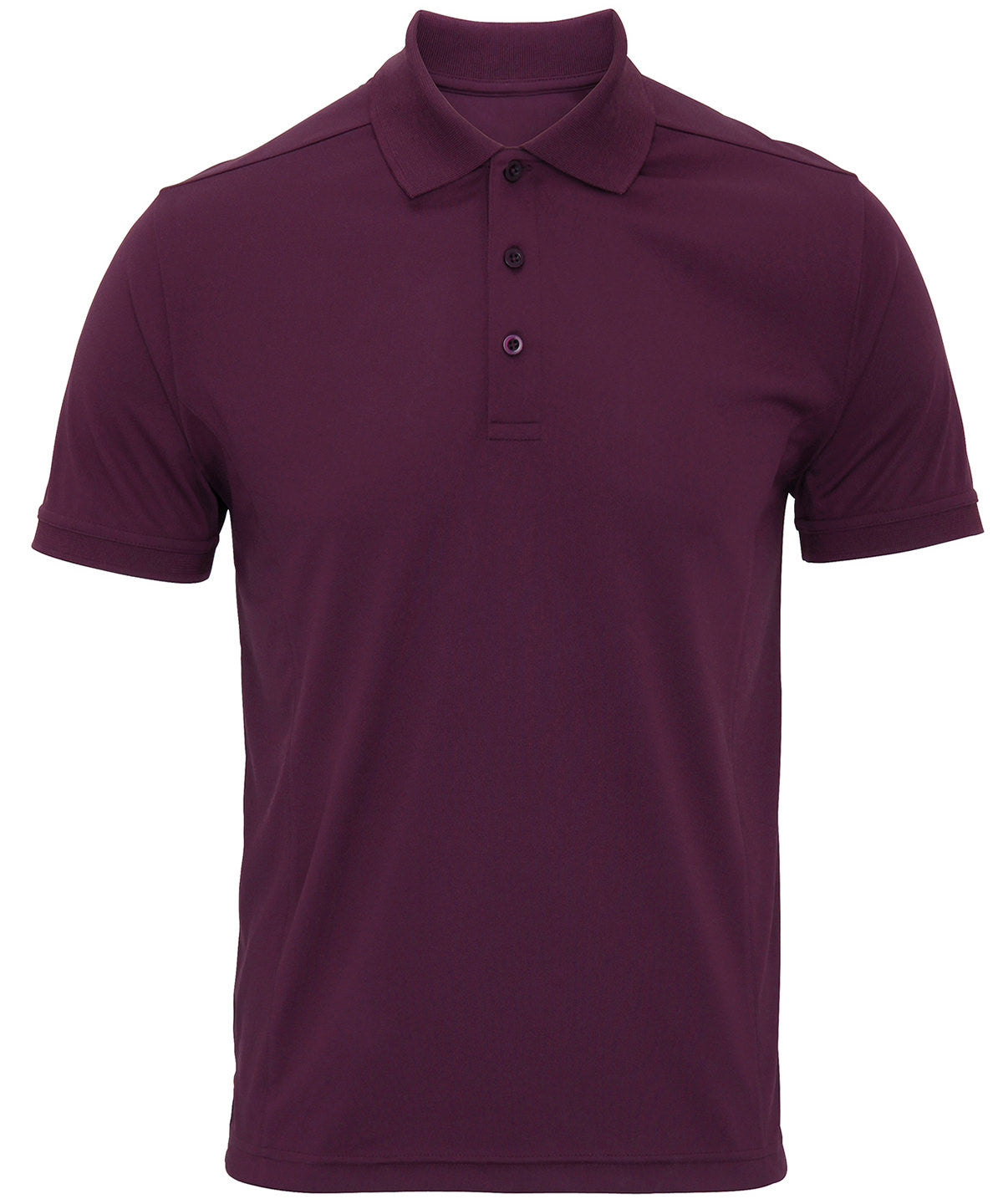 Premier Coolchecker® Piqué Polo - Aubergine