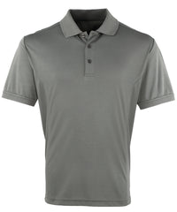 Premier Coolchecker® Piqué Polo - Dark Grey*