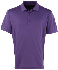 Premier Coolchecker® Piqué Polo - Purple
