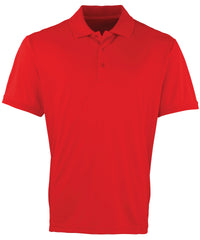 Premier Coolchecker® Piqué Polo - Red*