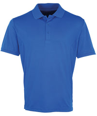 Premier Coolchecker® Piqué Polo - Royal*