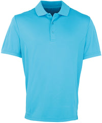 Premier Coolchecker® Piqué Polo - Turquoise