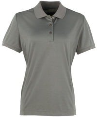 Premier Women's Coolchecker® Piqué Polo - Dark Grey
