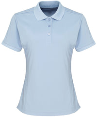 Premier Women's Coolchecker® Piqué Polo - Light Blue