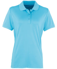 Premier Women's Coolchecker® Piqué Polo - Turquoise