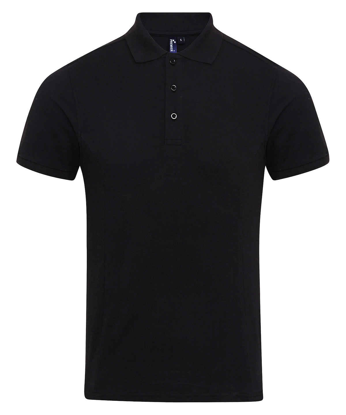 Premier Coolchecker® Plus Piqué Polo - Black*