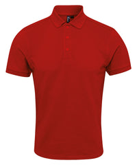 Premier Coolchecker® Plus Piqué Polo - Red*