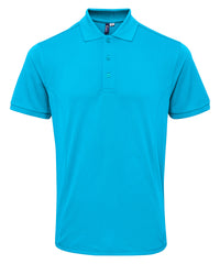 Premier Coolchecker® Plus Piqué Polo - Turquoise