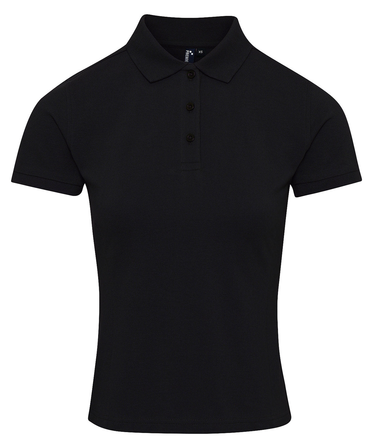 Premier Women's Coolchecker® Plus Piqué Polo - Black*