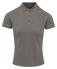 Premier Women's Coolchecker® Plus Piqué Polo - Dark Grey