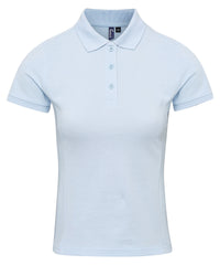 Premier Women's Coolchecker® Plus Piqué Polo - Light Blue