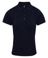 Premier Women's Coolchecker® Plus Piqué Polo - Navy*