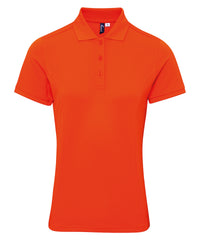 Premier Women's Coolchecker® Plus Piqué Polo - Orange