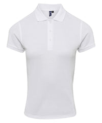 Premier Women's Coolchecker® Plus Piqué Polo - White