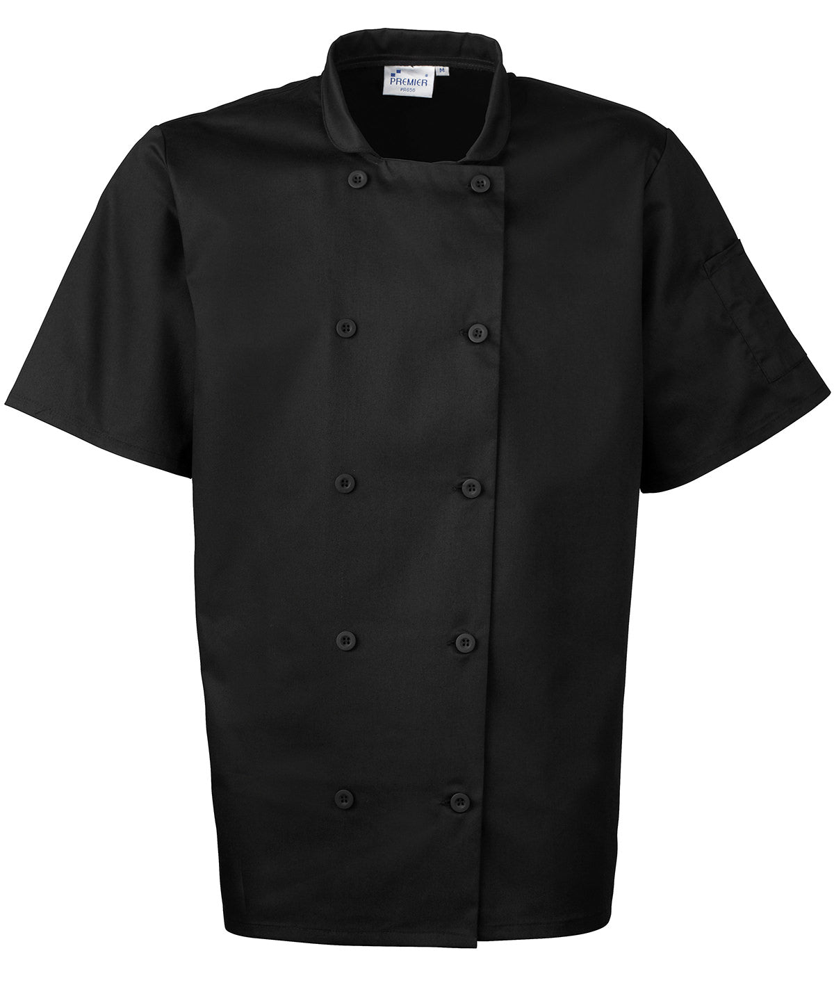 Premier Short Sleeve Chef’s Jacket - Black