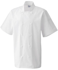 Premier Short Sleeve Chef’s Jacket - White