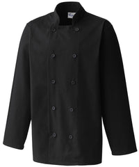 Premier Long Sleeve Chef’s Jacket - Black