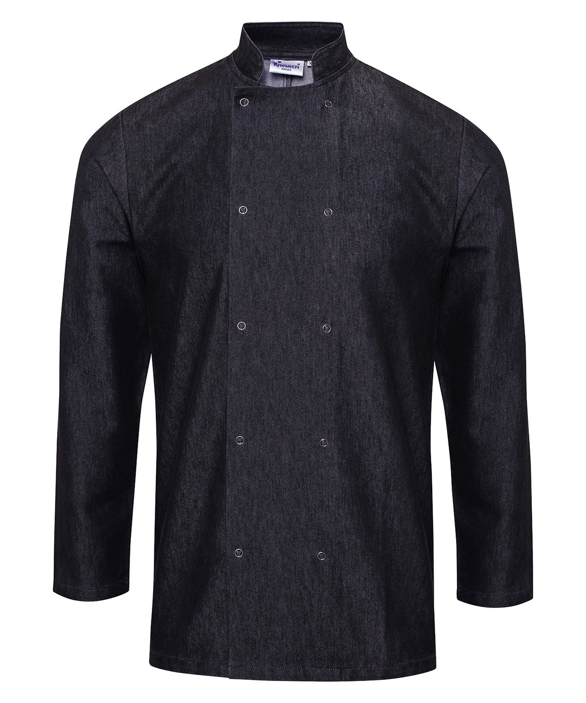 Premier Denim Chef's Jacket - Black Denim