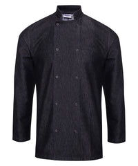 Premier Denim Chef's Jacket - Black Denim