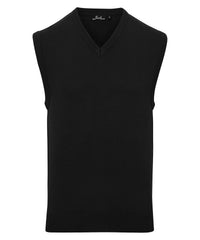 Premier Sleeveless Knitted Sweater - Black