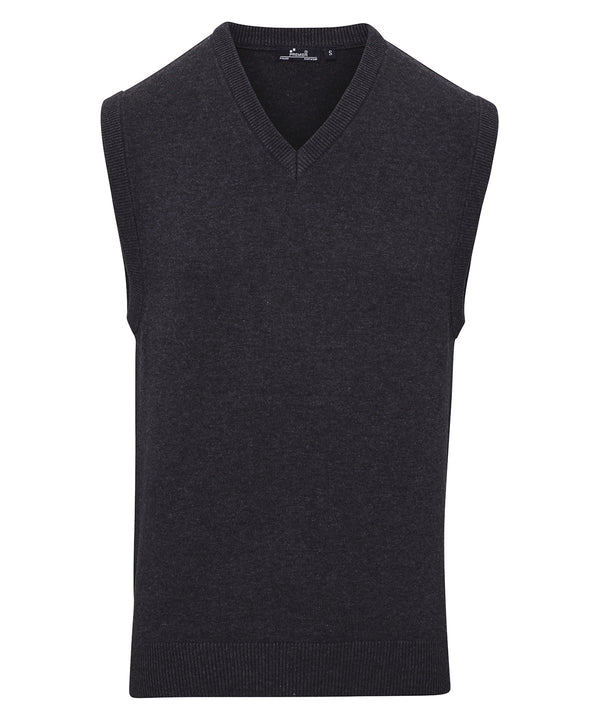 Premier Sleeveless Knitted Sweater - Charcoal