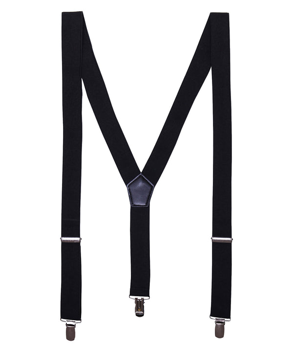 Premier Clip-on Trouser Braces - Black