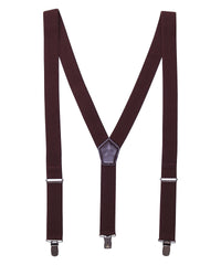 Premier Clip-on Trouser Braces - Brown