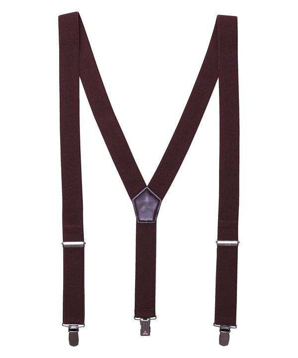 Premier Clip-on Trouser Braces - Brown