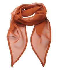 Premier 'Colours' Chiffon Scarf - Chestnut
