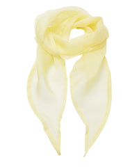 Premier 'Colours' Chiffon Scarf - Lemon