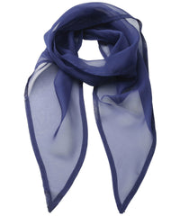 Premier 'Colours' Chiffon Scarf - Marine Blue