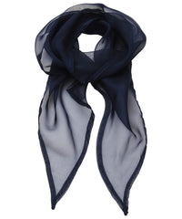 Premier 'Colours' Chiffon Scarf - Navy