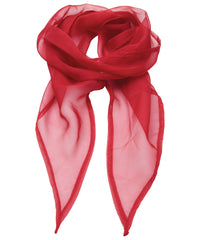 Premier 'Colours' Chiffon Scarf - Red
