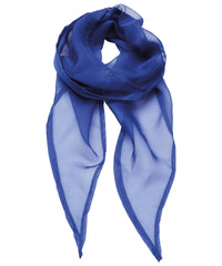 Premier 'Colours' Chiffon Scarf - Royal