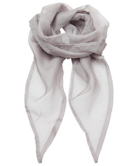 Premier 'Colours' Chiffon Scarf - Silver