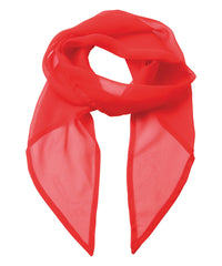 Premier 'Colours' Chiffon Scarf - Strawberry Red