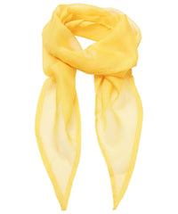 Premier 'Colours' Chiffon Scarf - Sunflower