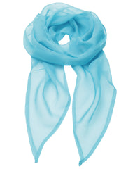Premier 'Colours' Chiffon Scarf - Turquoise