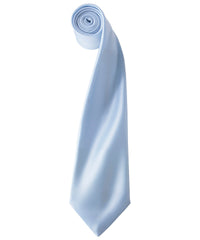 Premier 'Colours' Satin Tie - Light Blue