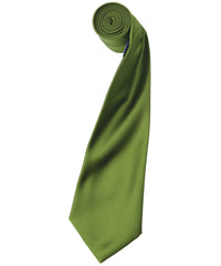 Premier 'Colours' Satin Tie - Oasis Green