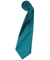 Premier 'Colours' Satin Tie - Teal
