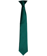 Premier 'Colours' Satin Clip Tie - Bottle