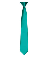 Premier 'Colours' Satin Clip Tie - Emerald