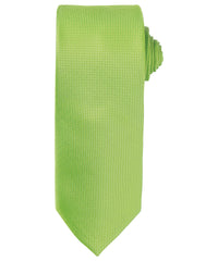 Premier Micro Waffle Tie - Lime