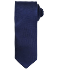 Premier Micro Waffle Tie - Navy