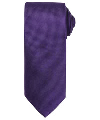 Premier Micro Waffle Tie - Purple