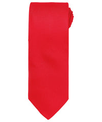 Premier Micro Waffle Tie - Red
