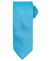 Premier Micro Waffle Tie - Turquoise