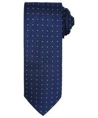 Premier Micro Dot Tie - Navy/Lime