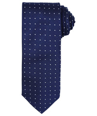 Premier Micro Dot Tie - Navy/White